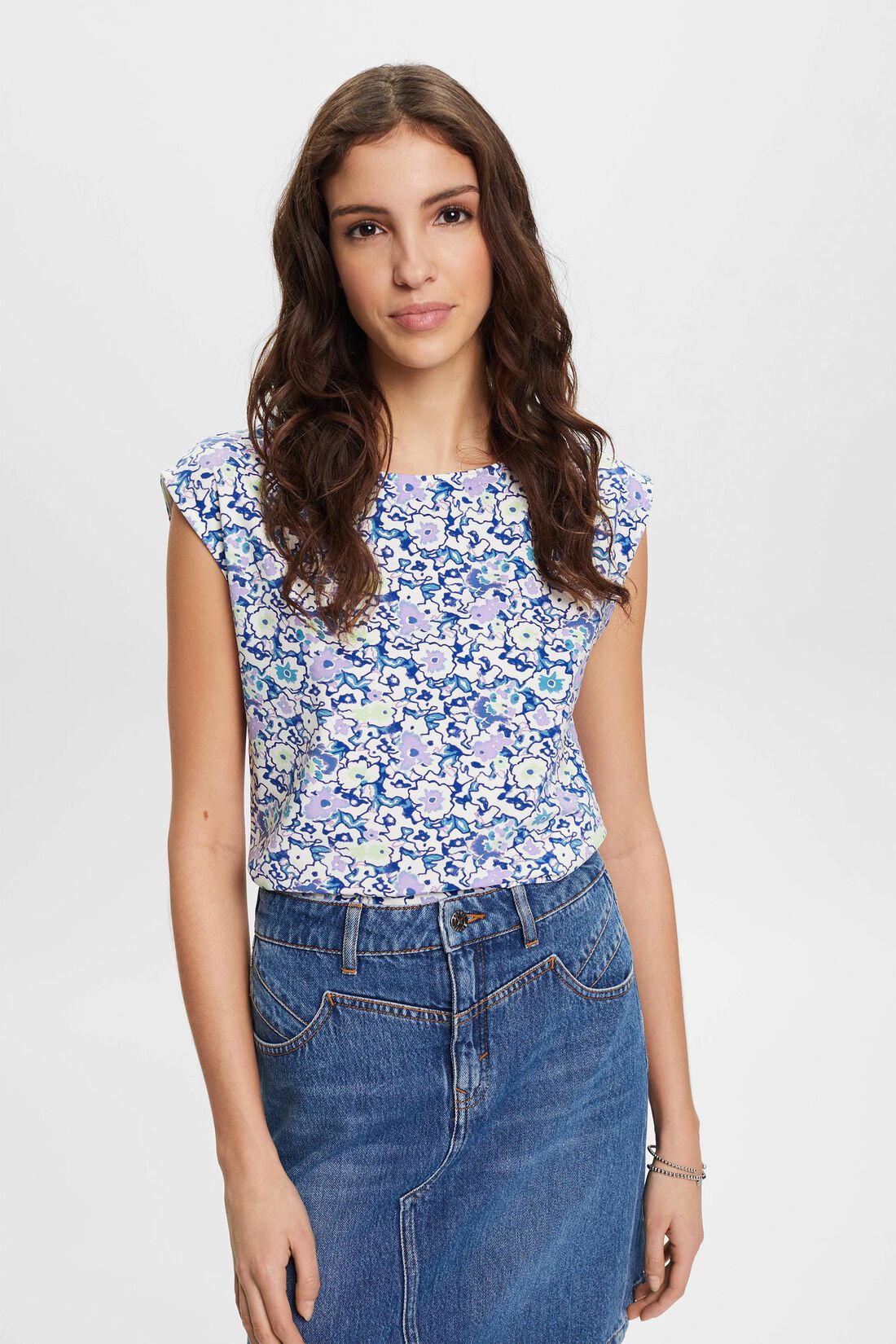 T-Shirt mit Blumenprint