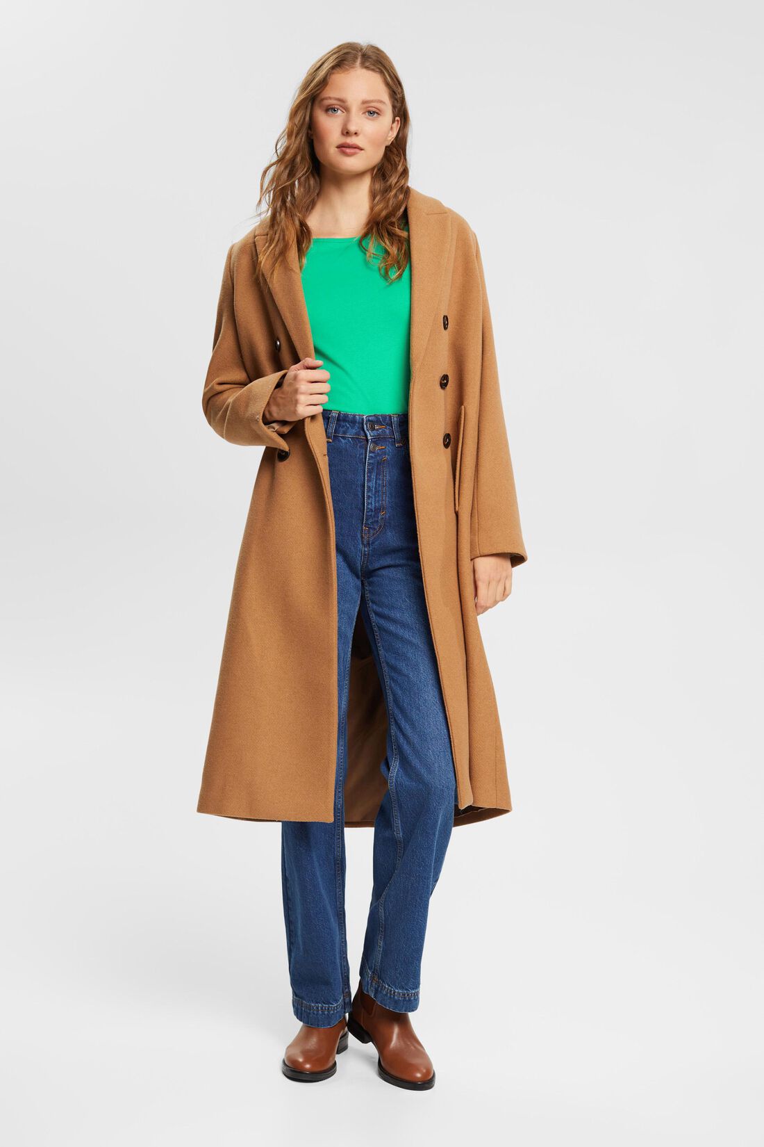 Longsleeve mit U-Boot-Ausschnitt
