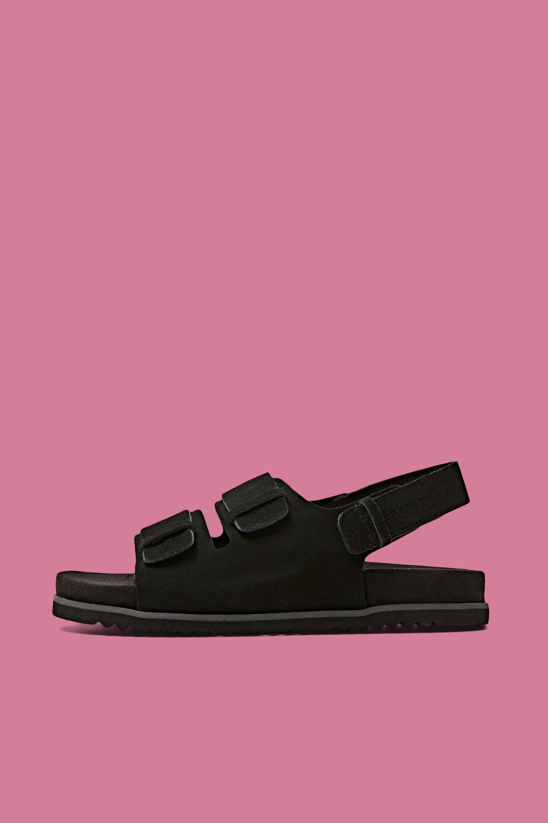 Sandalen aus Veloursleder