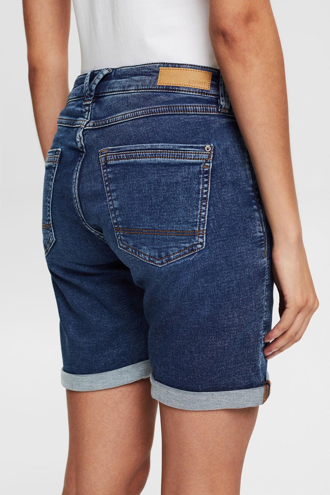 Jeans-Shorts aus Bio-Baumwoll-Mix