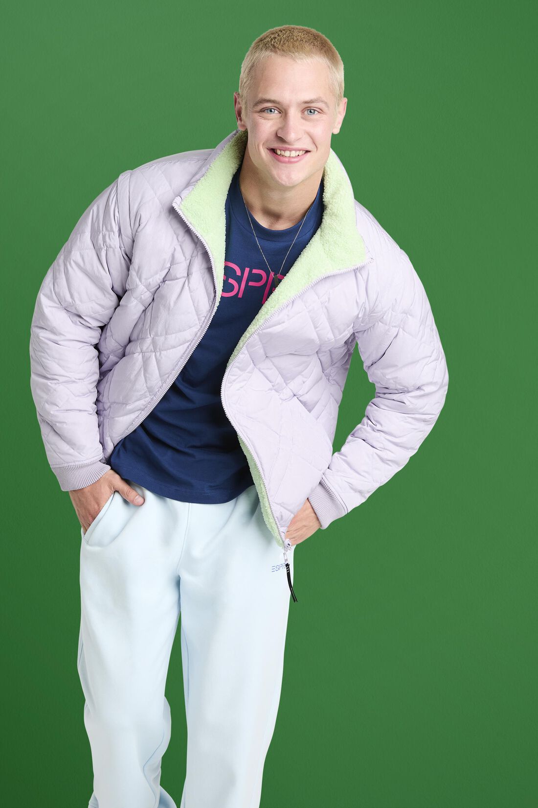 Wendesteppjacke mit abnehmbaren &Auml;rmeln