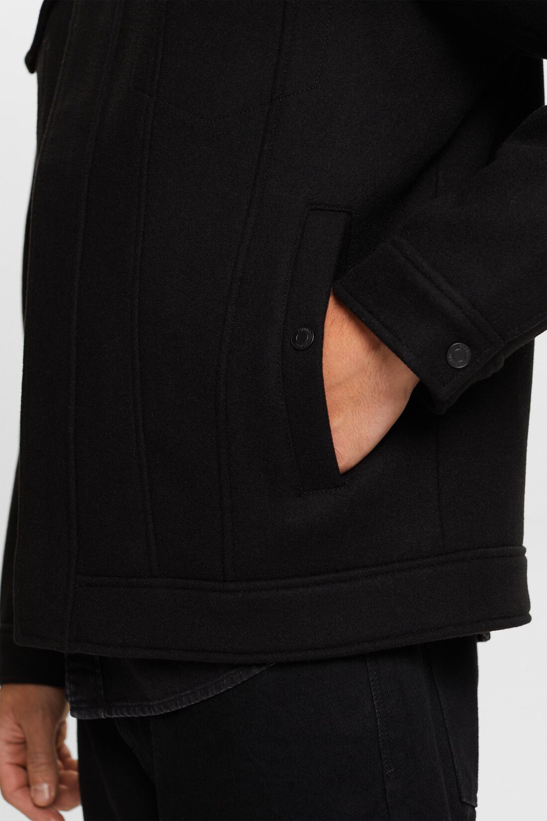Truckerjacke aus Wolle