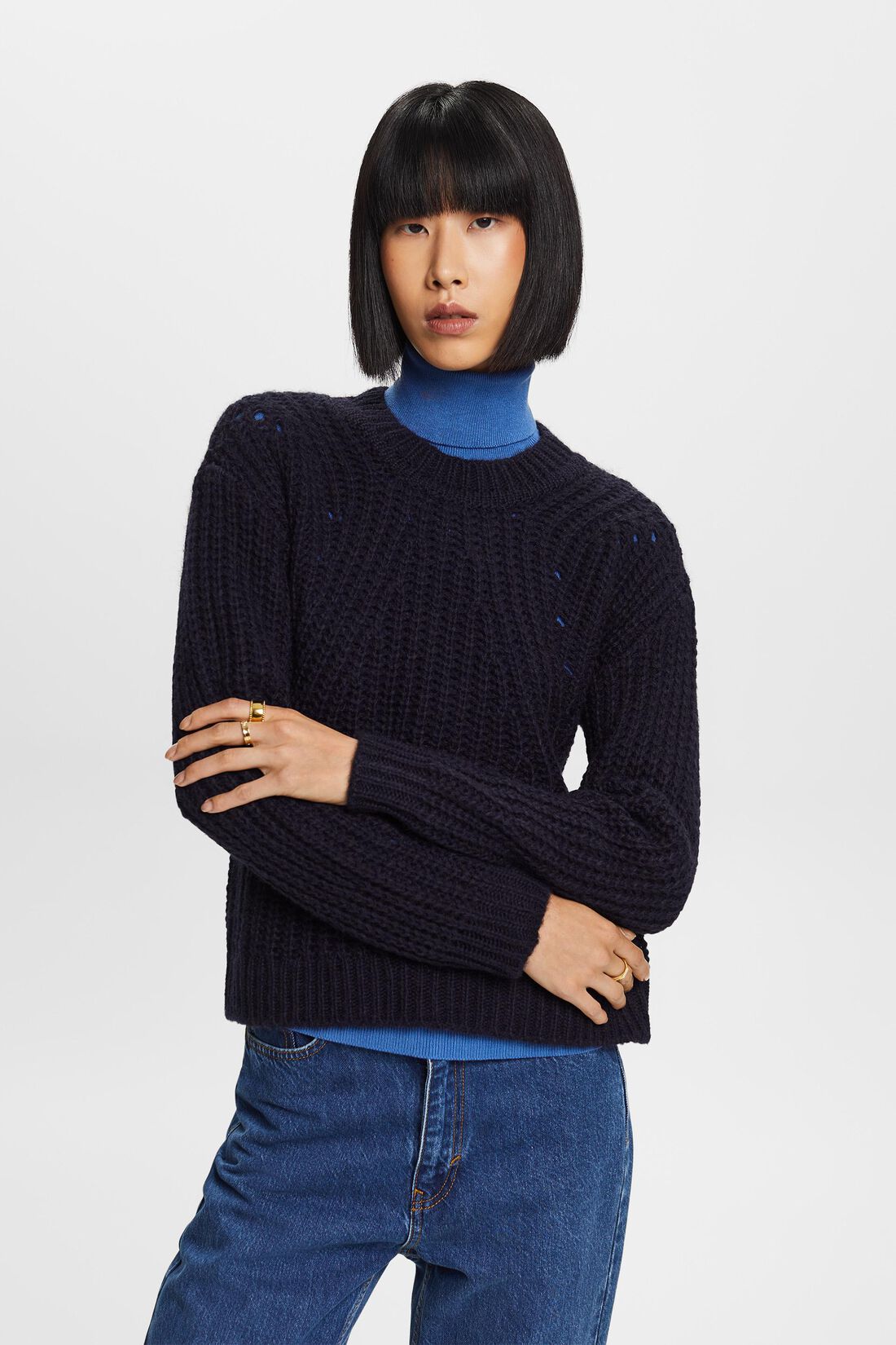 Rippstrickpullover