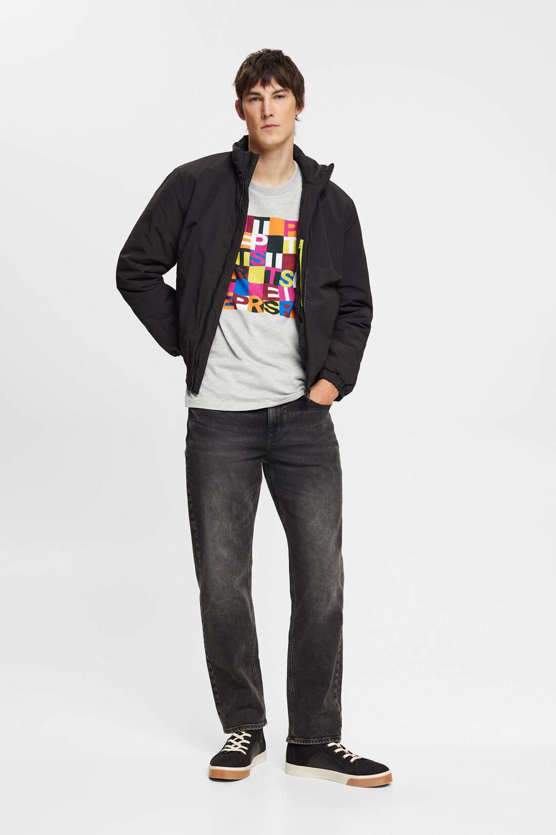 T-Shirt mit Logo-Print, Bio-Baumwolle