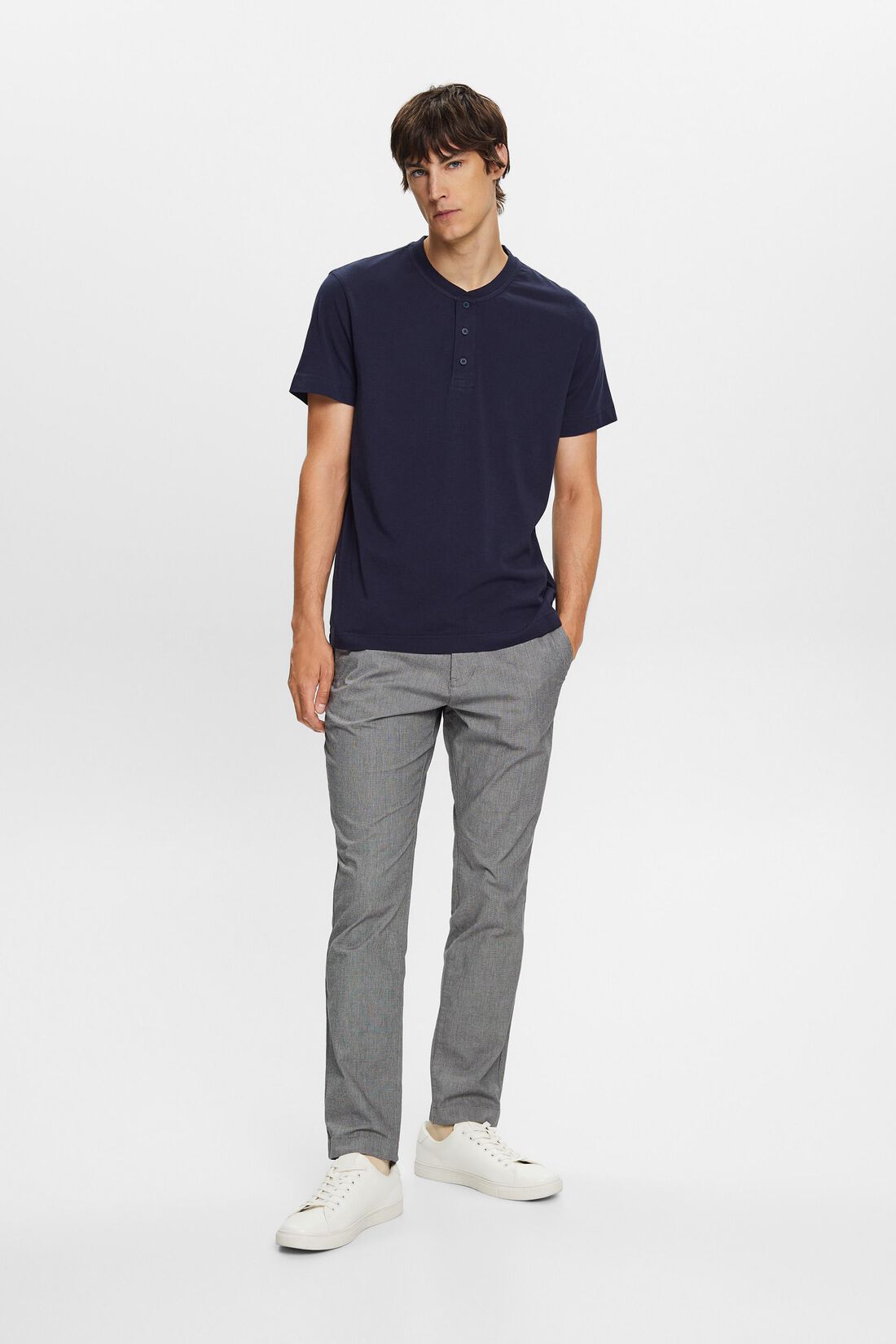 Pants woven