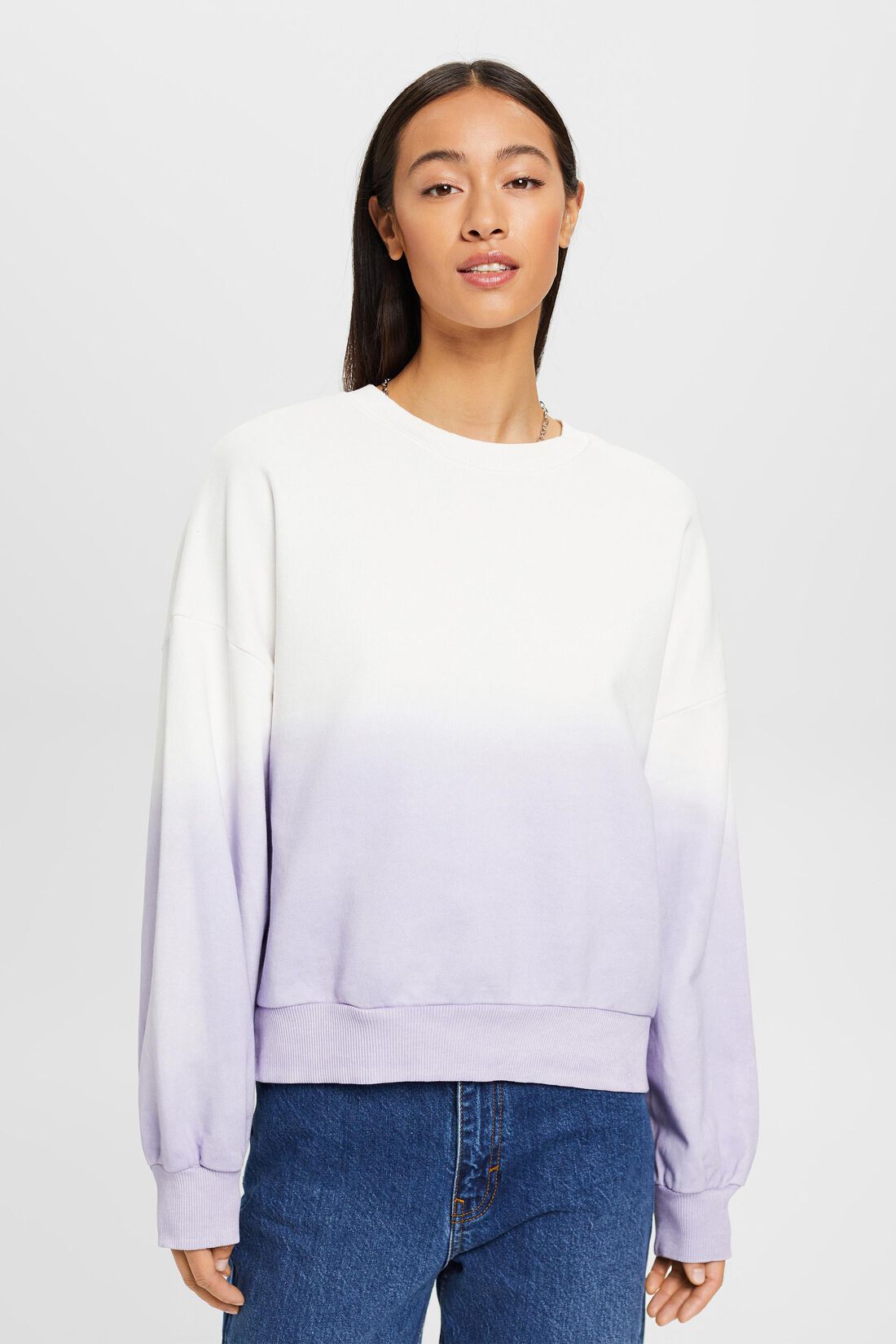 Oversized-Sweatshirt in Ombr&eacute;-Design