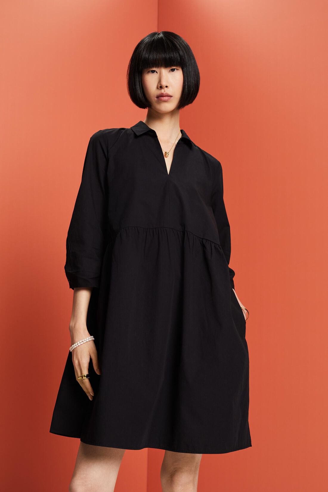 A-Linien-Kleid aus Bio-Baumwolle