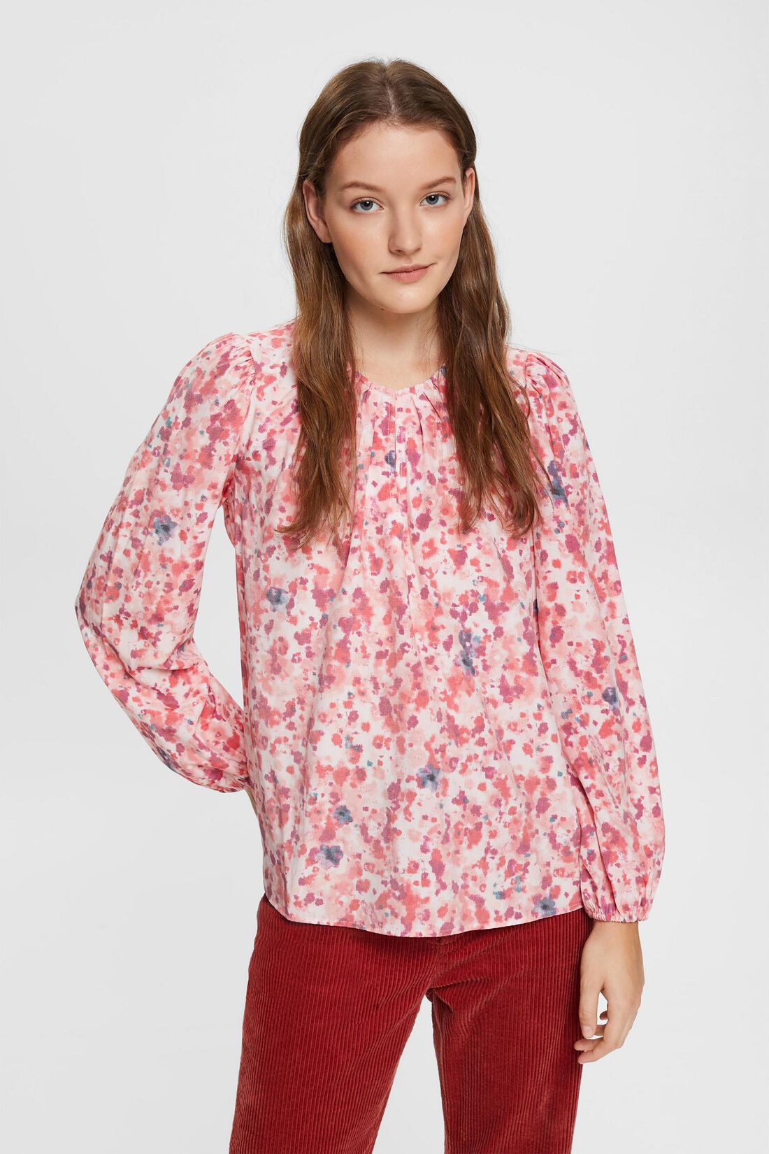 Bluse mit Muster, LENZING&trade; ECOVERO&trade;