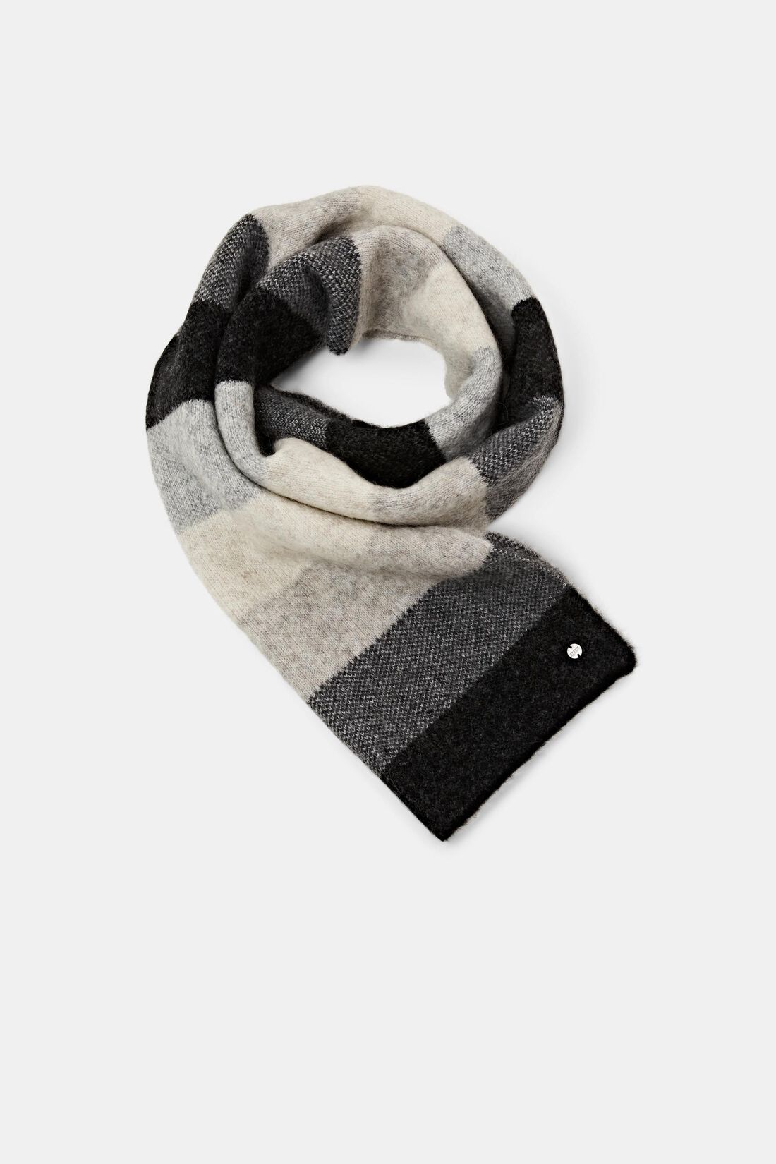 Jacquardschal aus Mohair und Wolle