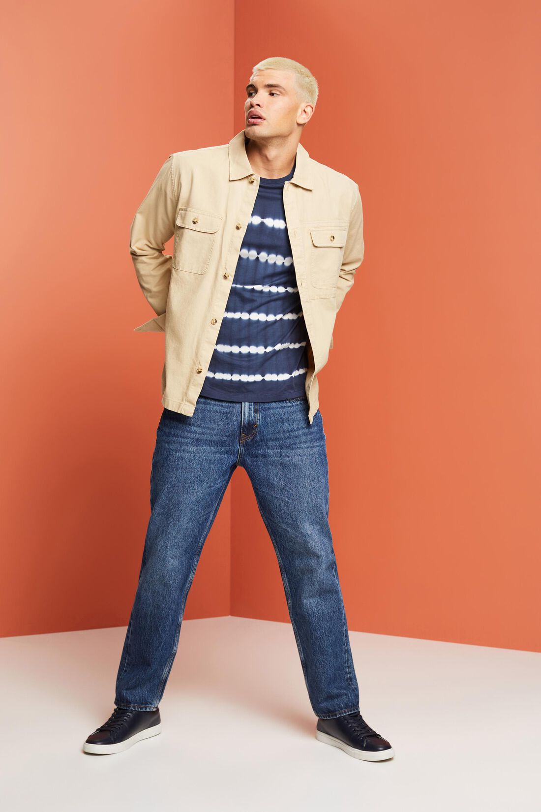 Twill-Overshirt, 100% Baumwolle