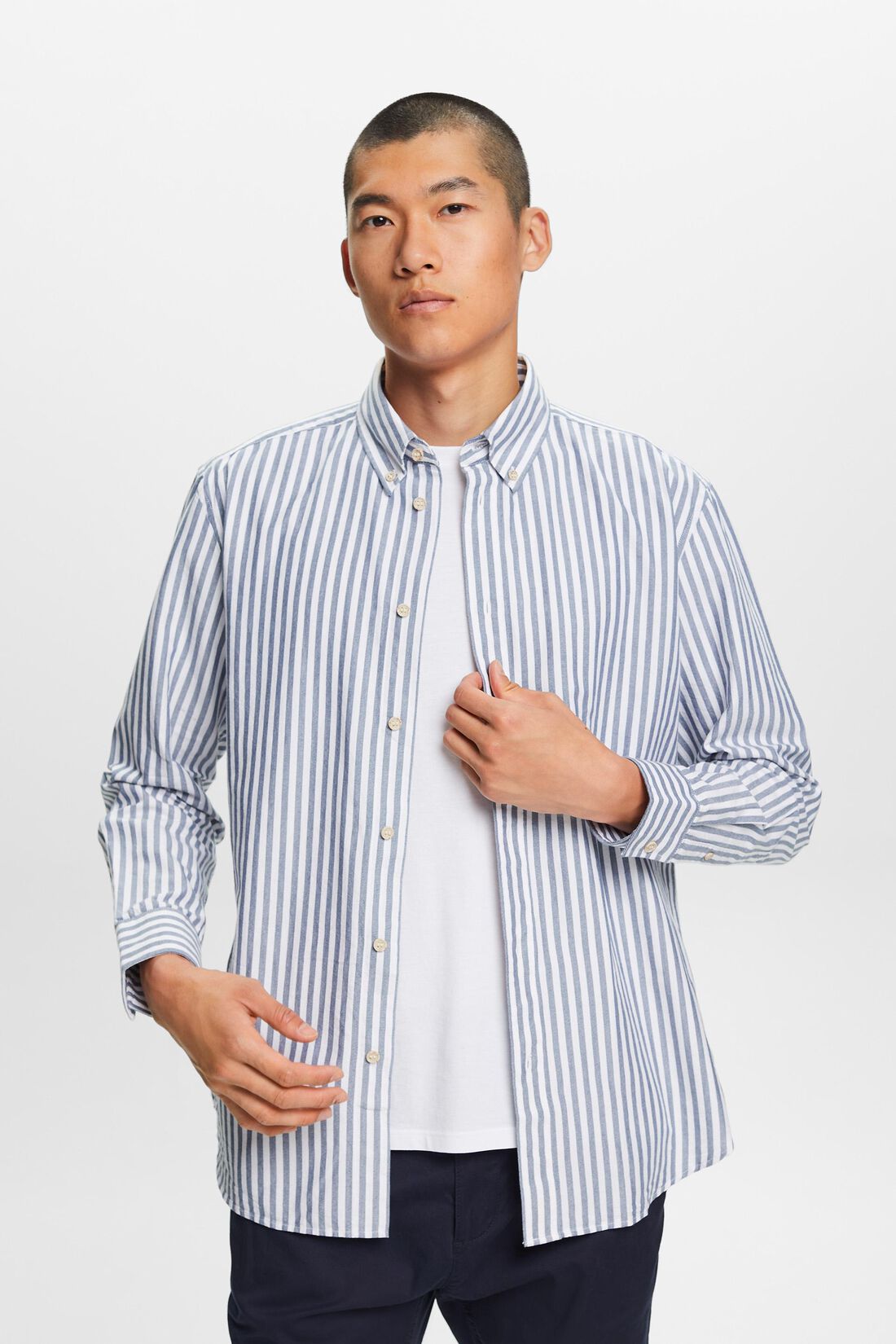 Button-Down-Hemd in Oxford-Webart