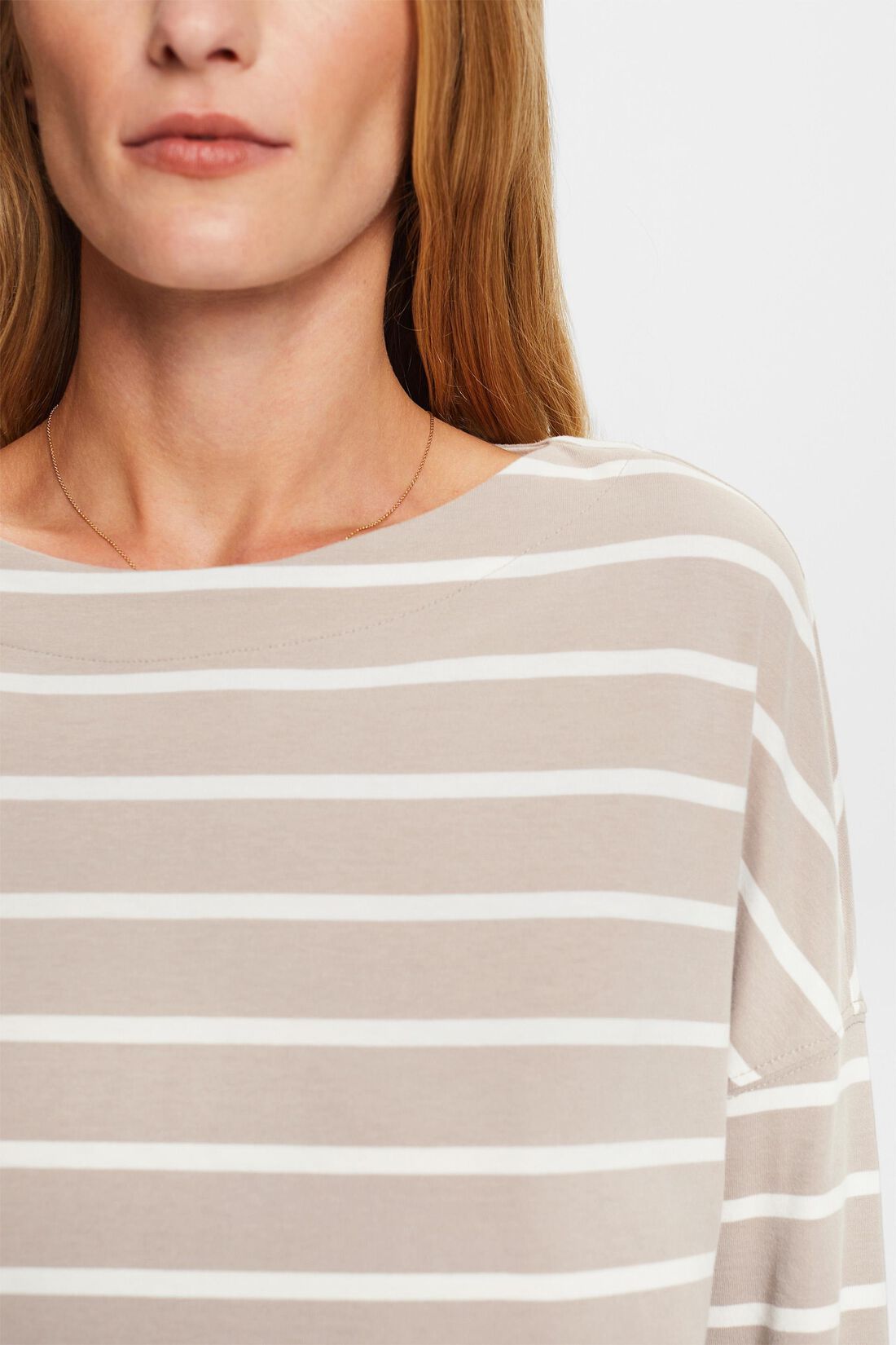 Gestreiftes Longsleeve aus Baumwolle