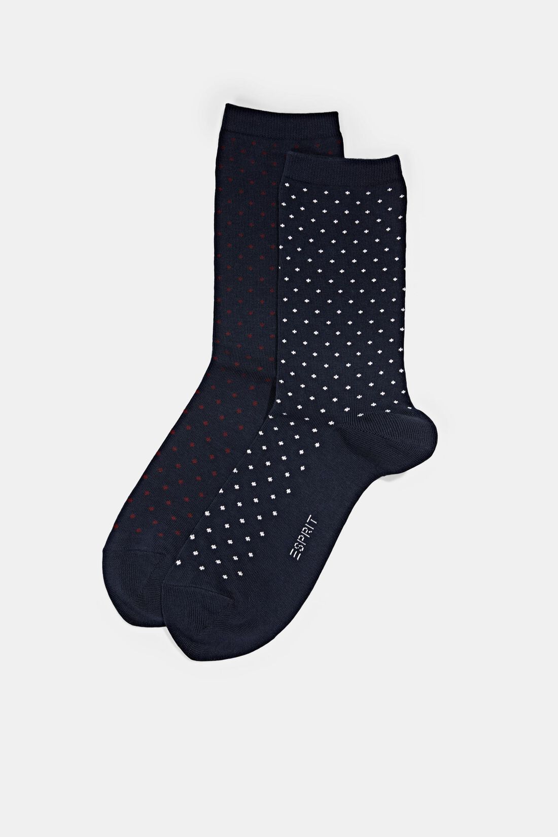 2er-Set Socken mit Polka Dots, Bio-Baumwolle
