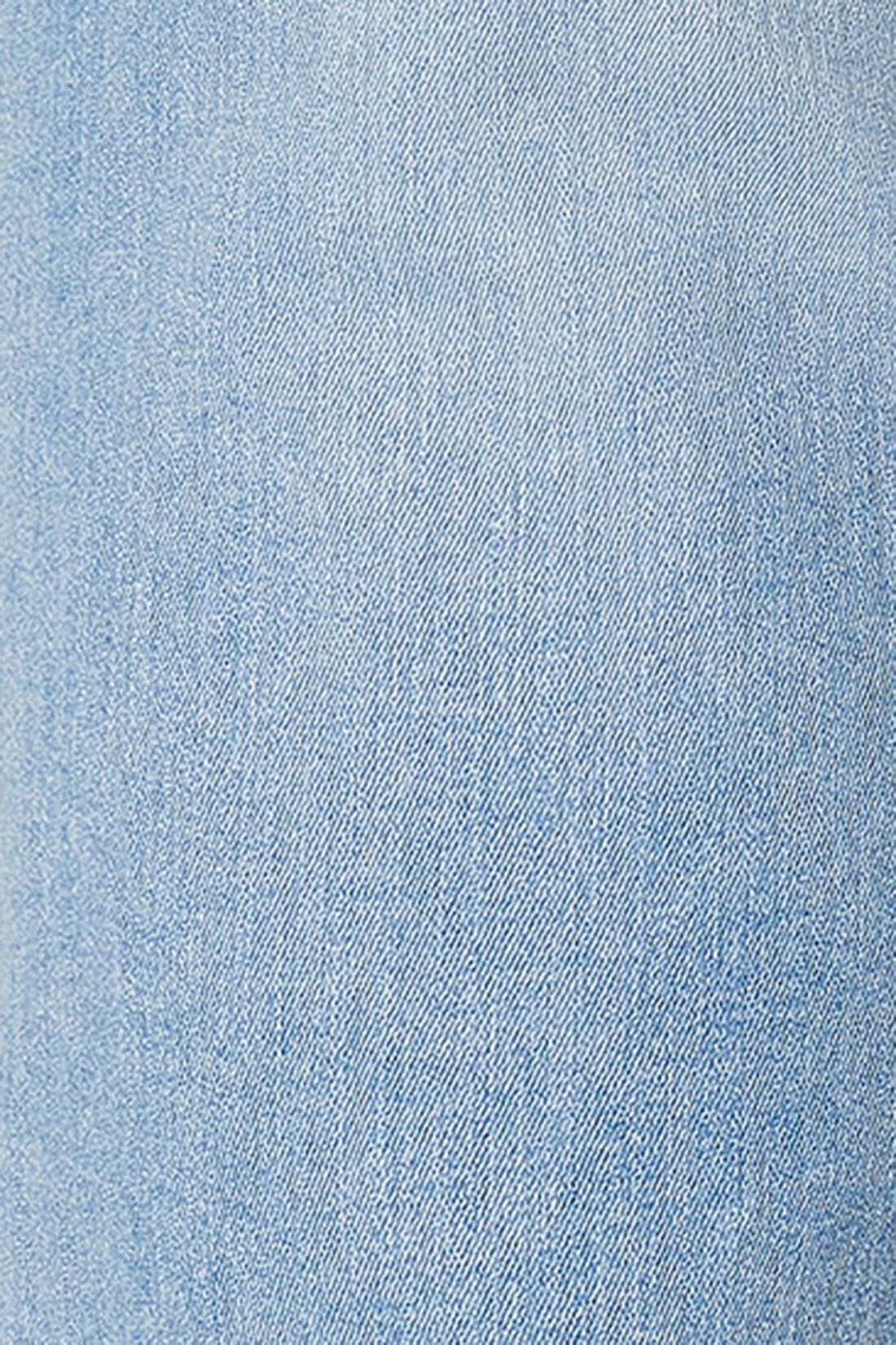 Jeans-Bermuda mit &Uuml;berbauchbund