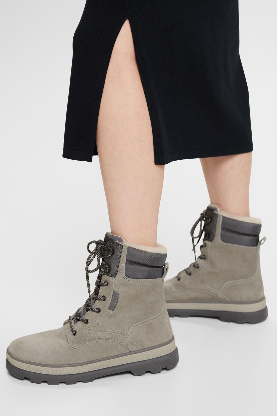 Rauleder-Schn&uuml;rboots