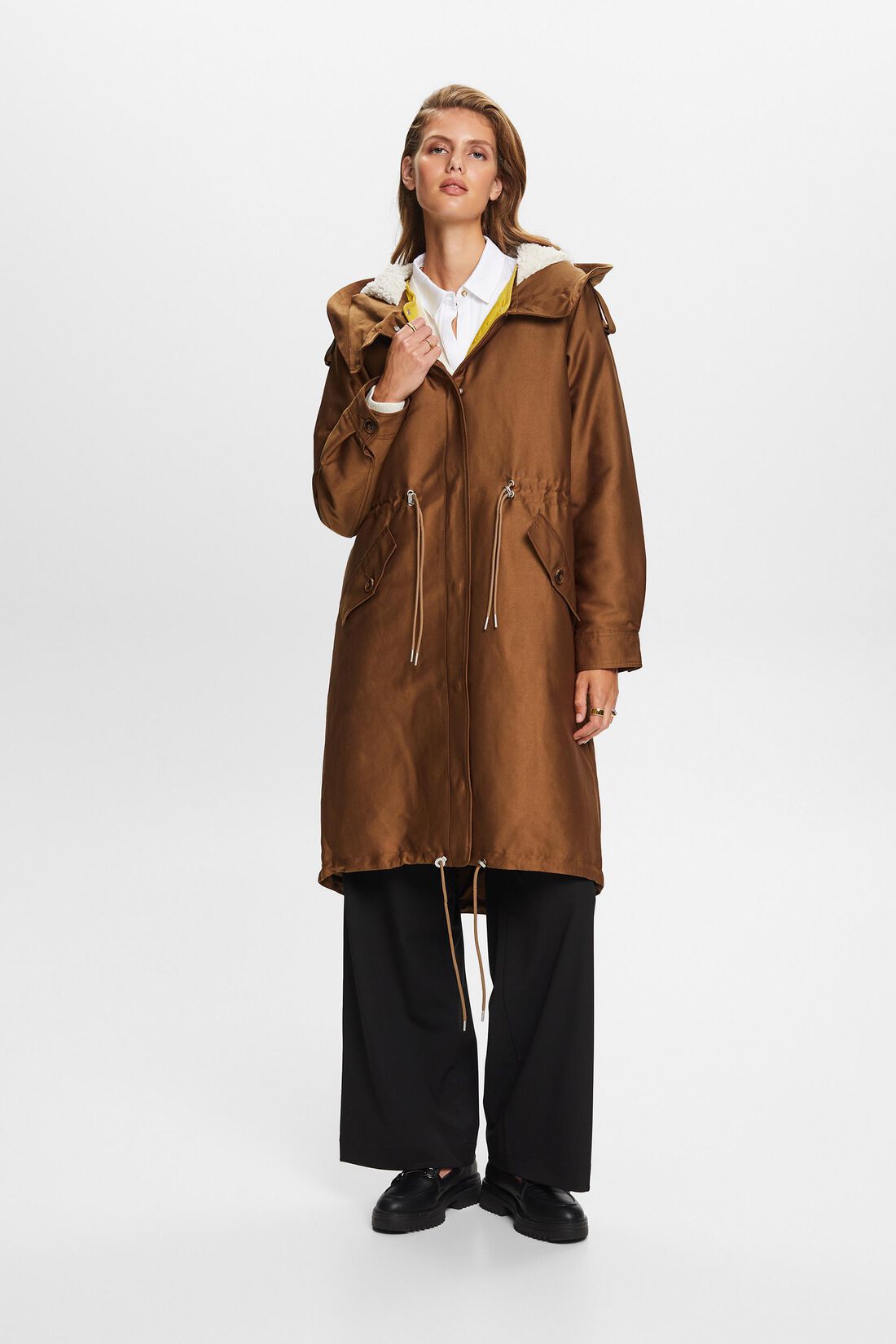 Recycelt: 2-in-1-Parka mit Weste