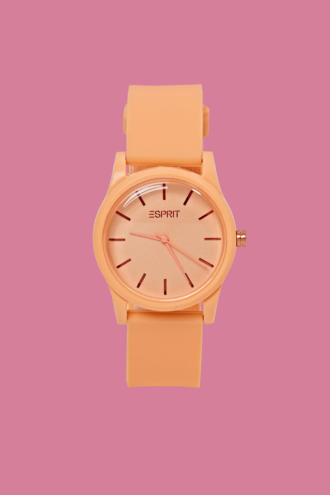 Farbige Uhr mit Gummiarmband