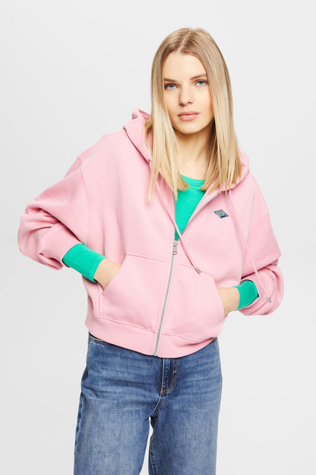 Logo-Hoodie mit Rei&szlig;verschluss