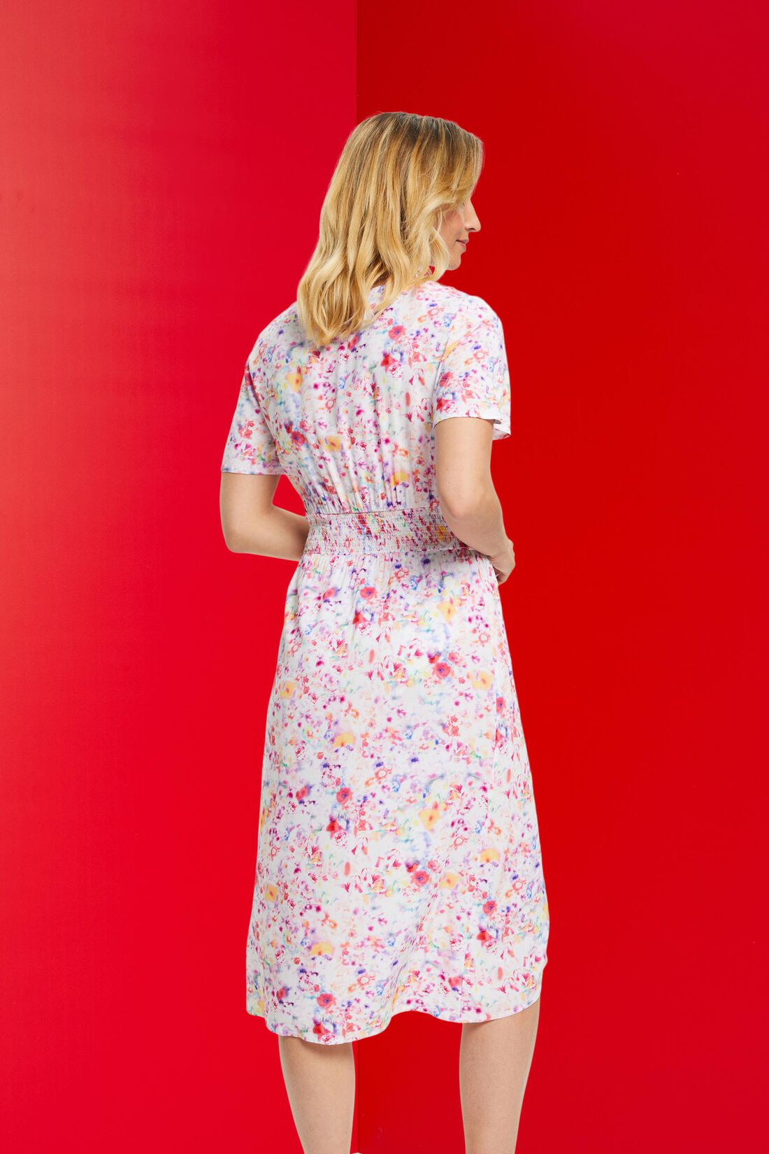 Strandkleid mit floralem Muster