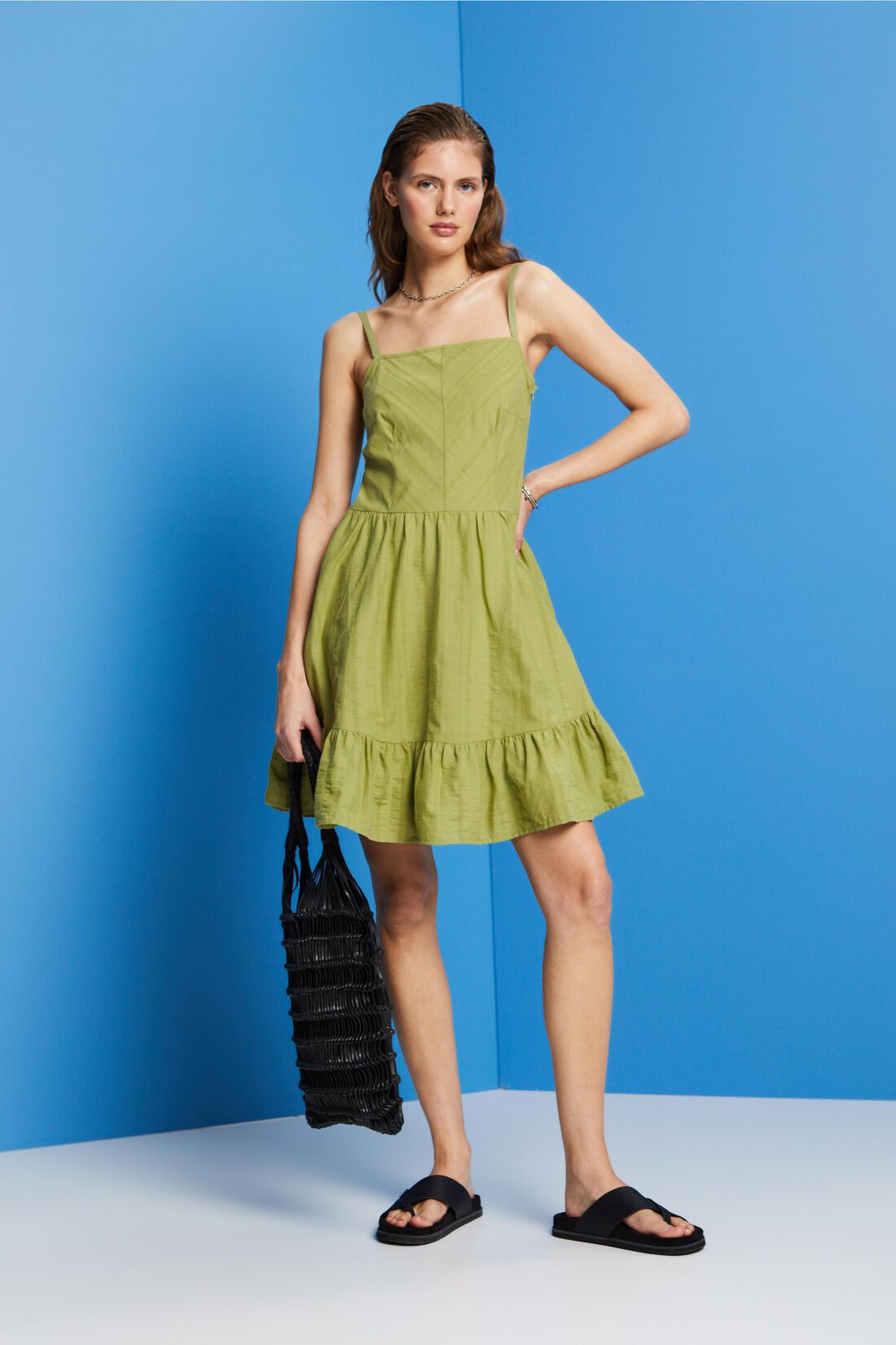 Minikleid aus Baumwolle
