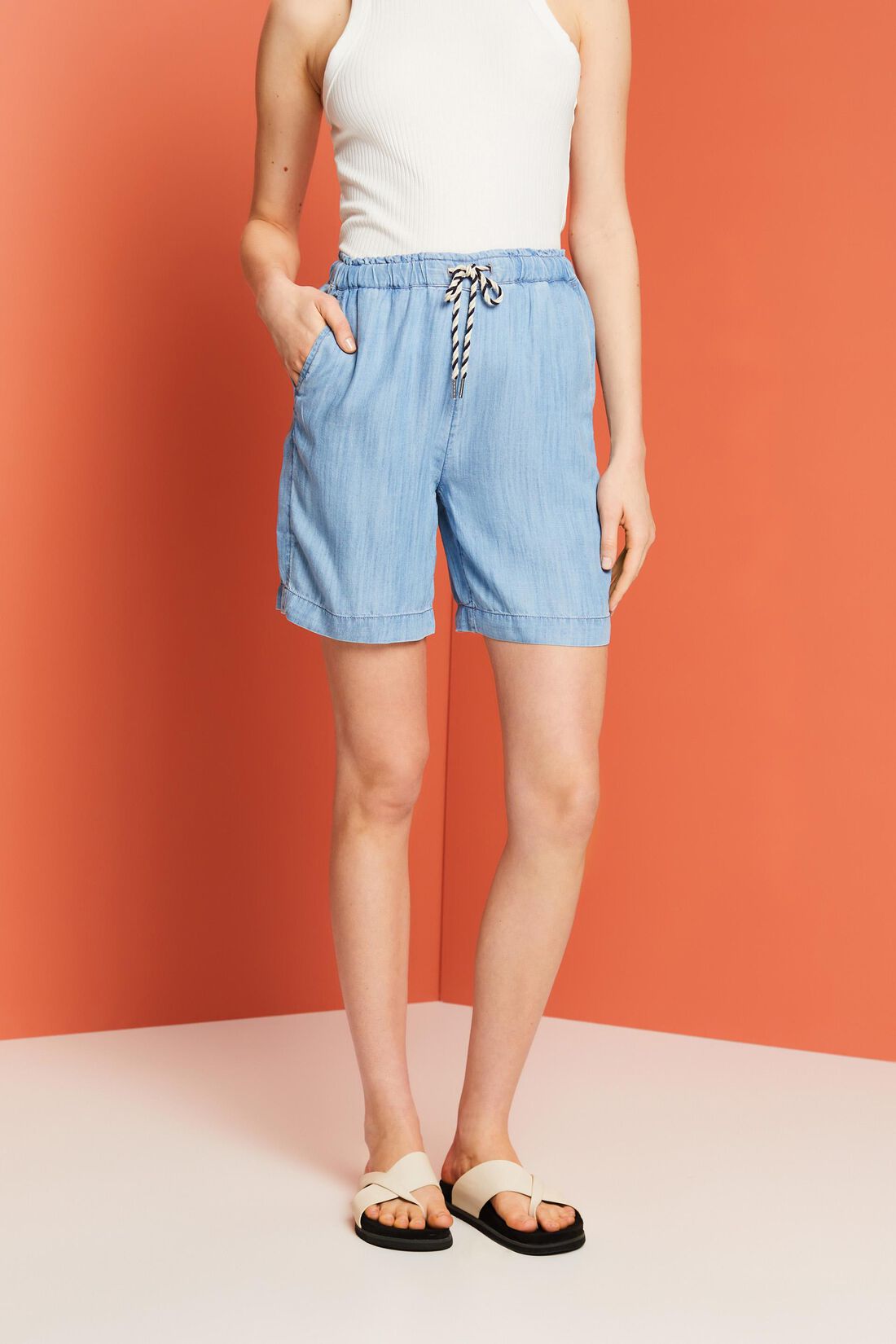 Pull-on-Jeansshorts, TENCEL&trade;
