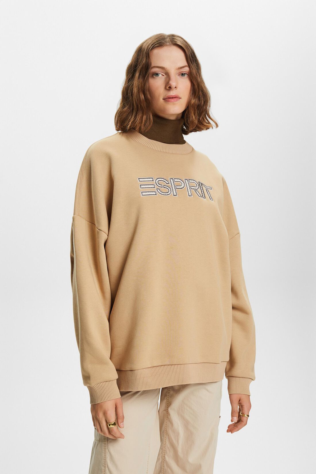 &Uuml;bergro&szlig;es Logo-Sweatshirt
