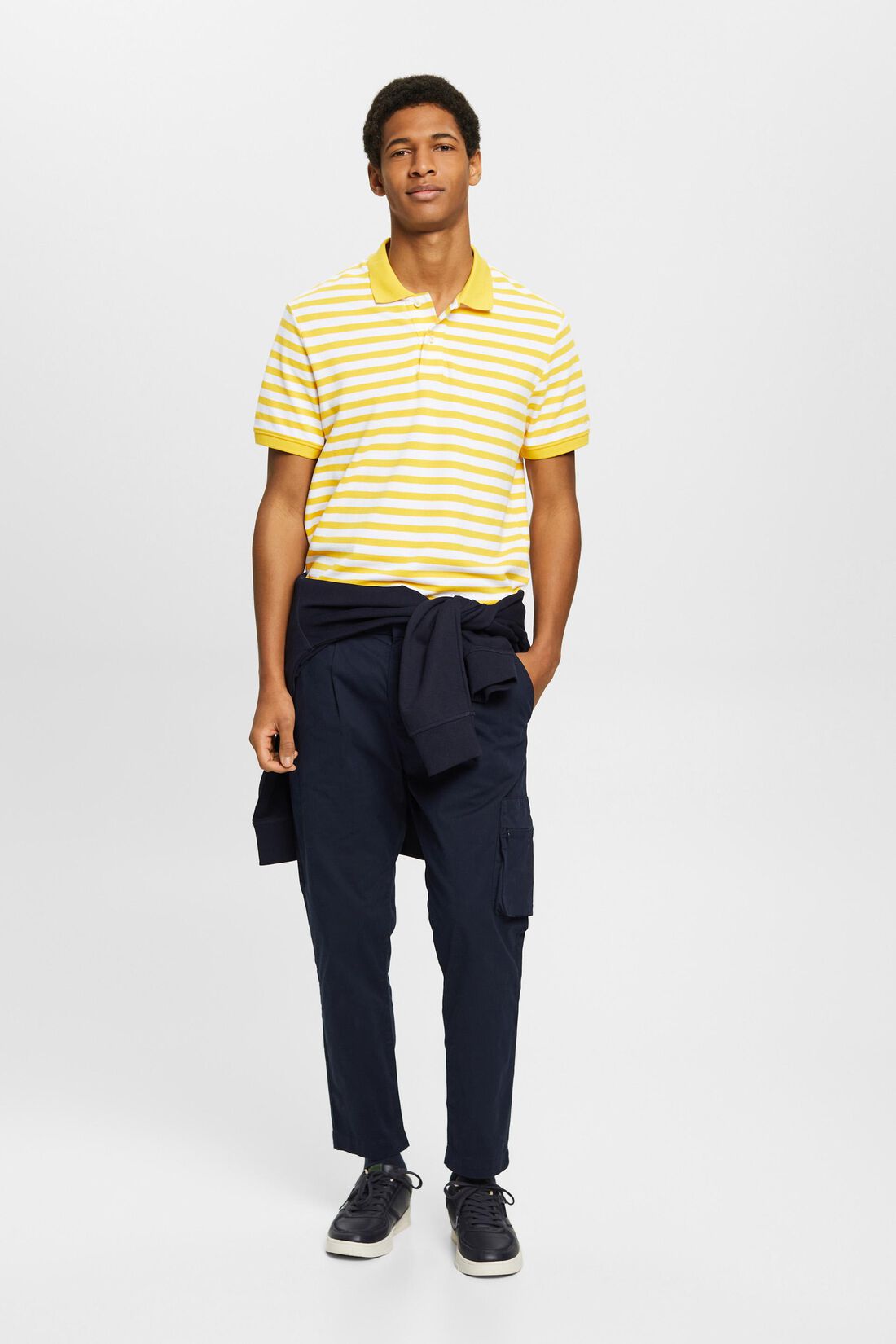 Gestreiftes Slim-Fit-Poloshirt