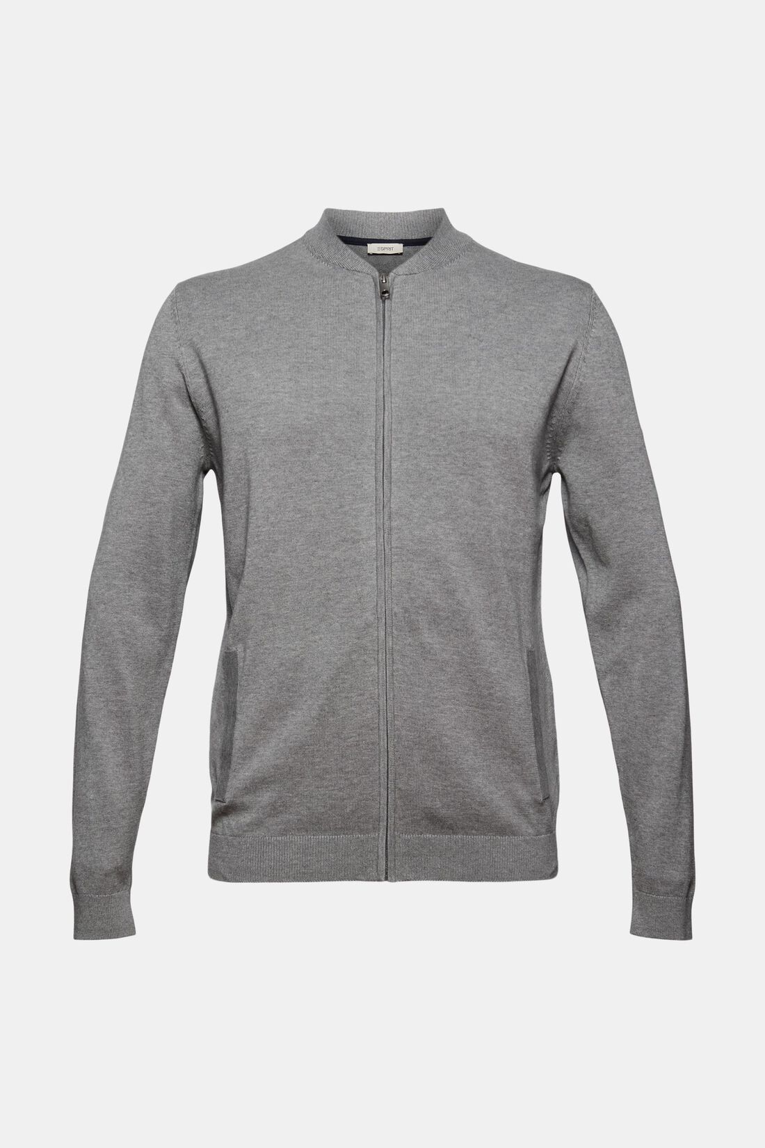 Zipp-Cardigan aus 100% Bio-Baumwolle