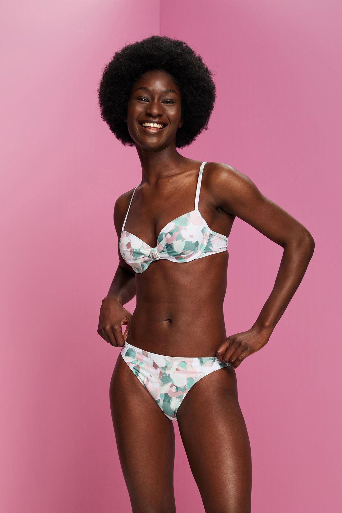 Recycelt: Gemusterte Bikinihose