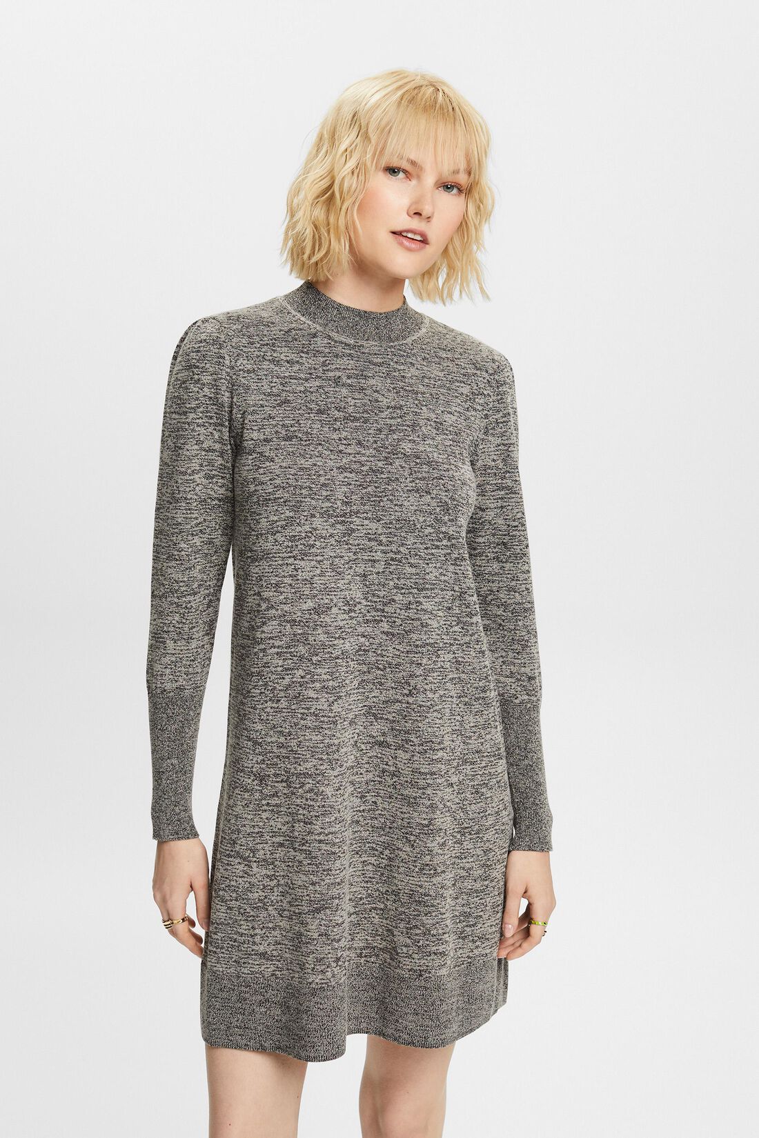 Strick-Minikleid in A-Linie