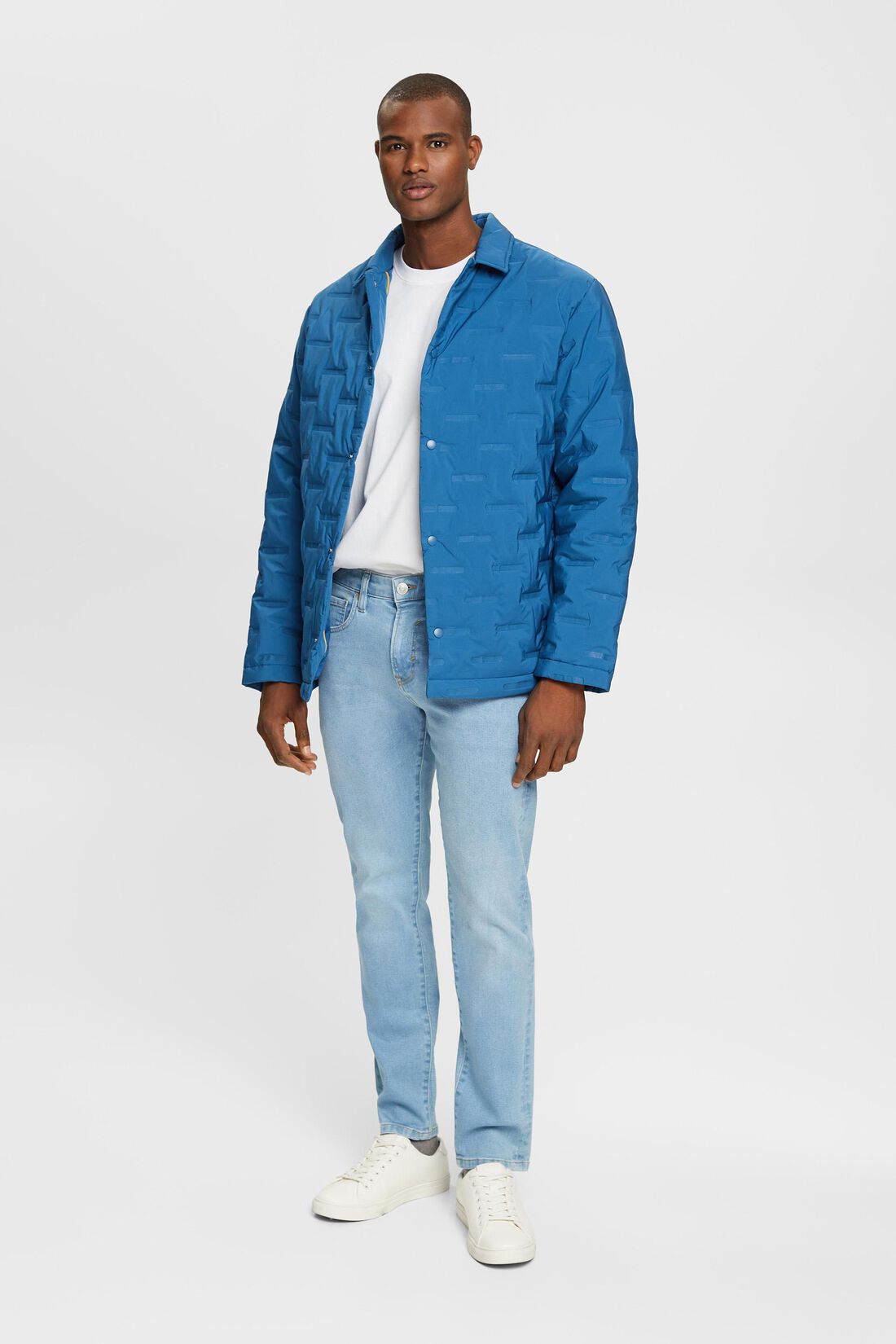 Schmale Jeans mit mittlerer Bundh&ouml;he