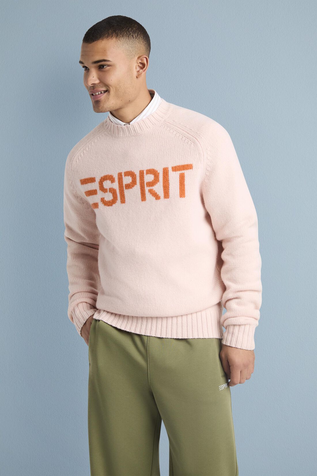 Logo-Pullover aus Wolle und Kaschmir