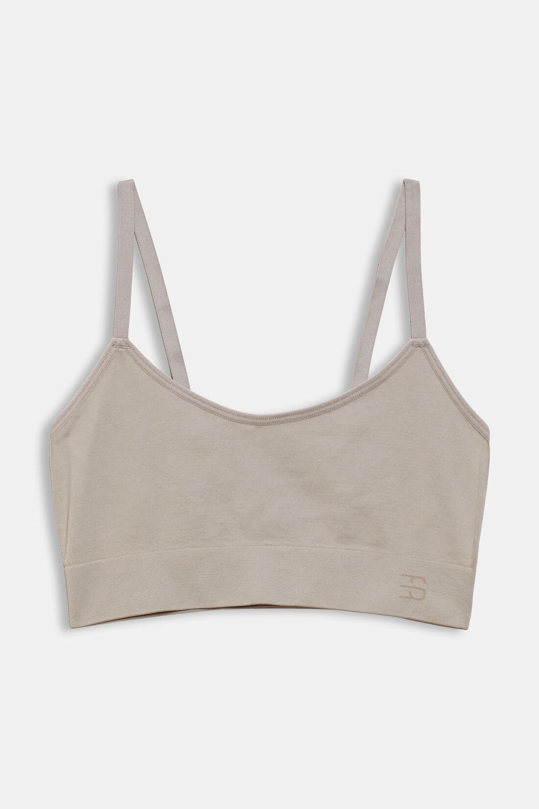 Recycelt: unwattiertes, nahezu nahtloses Bustier