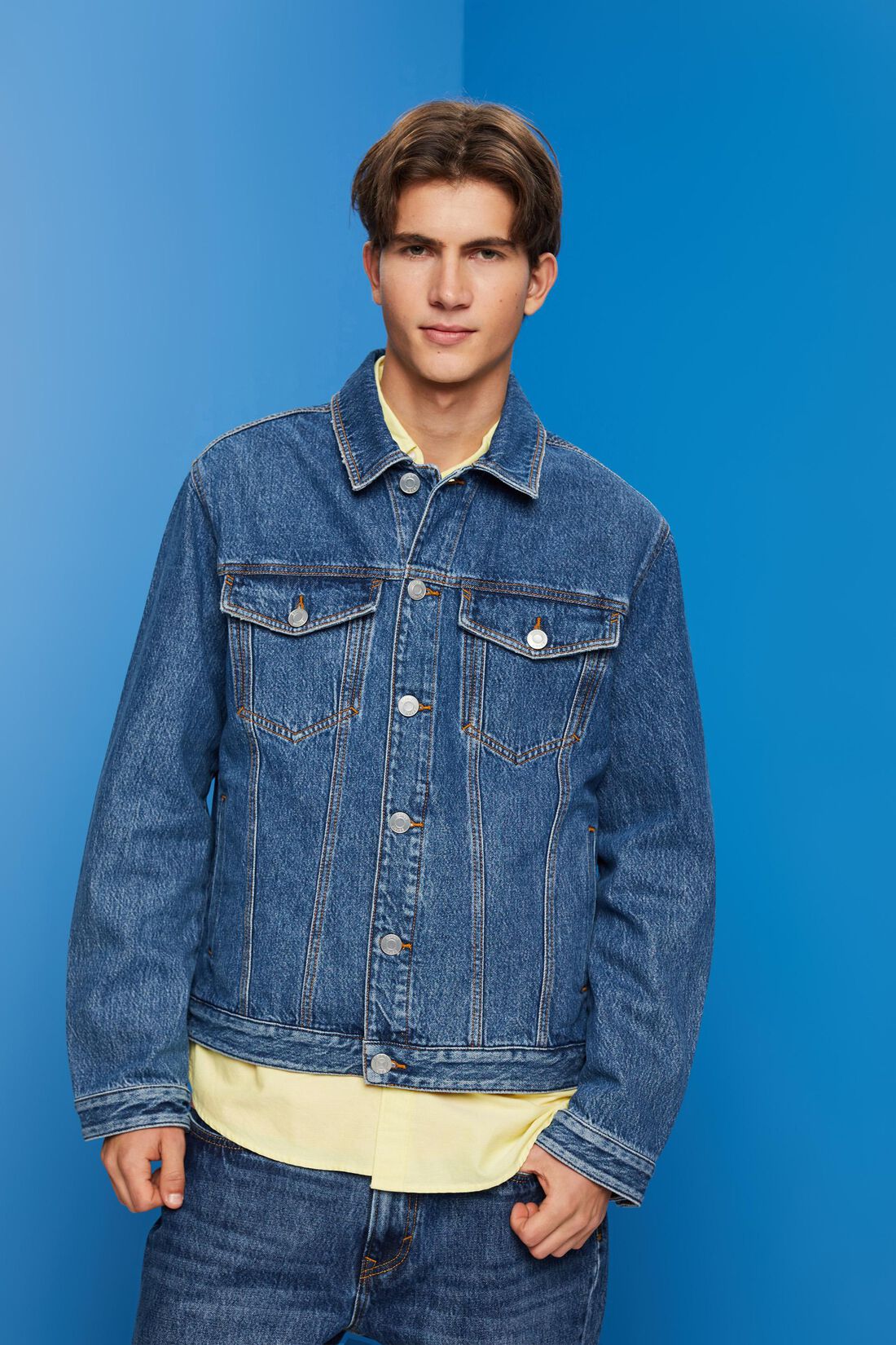 Jeansjacke aus nachhaltiger Baumwolle