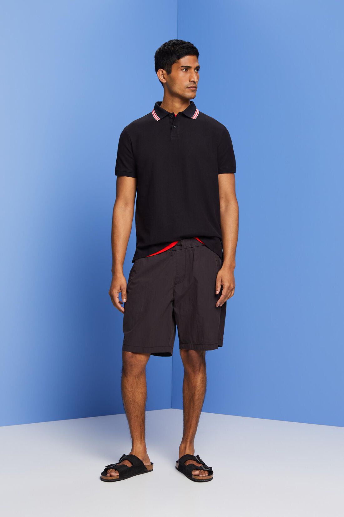 Piqu&eacute;-Poloshirt mit Glitzer, 100 % Baumwolle