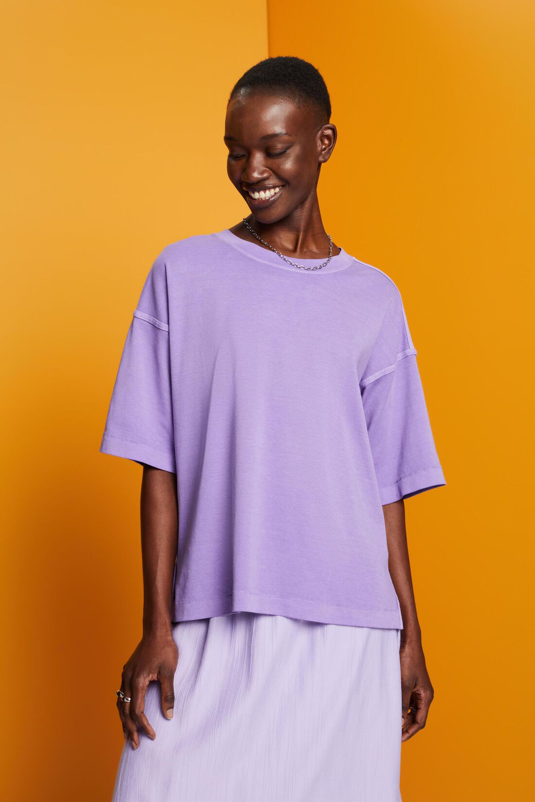 Oversize-T-Shirt aus Baumwolle