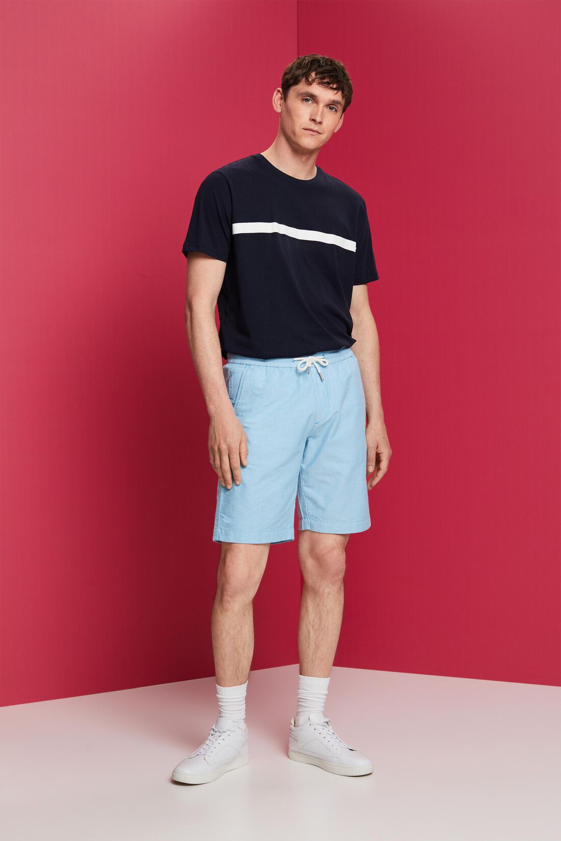 Pull-on-Shorts aus Twill, 100 % Baumwolle