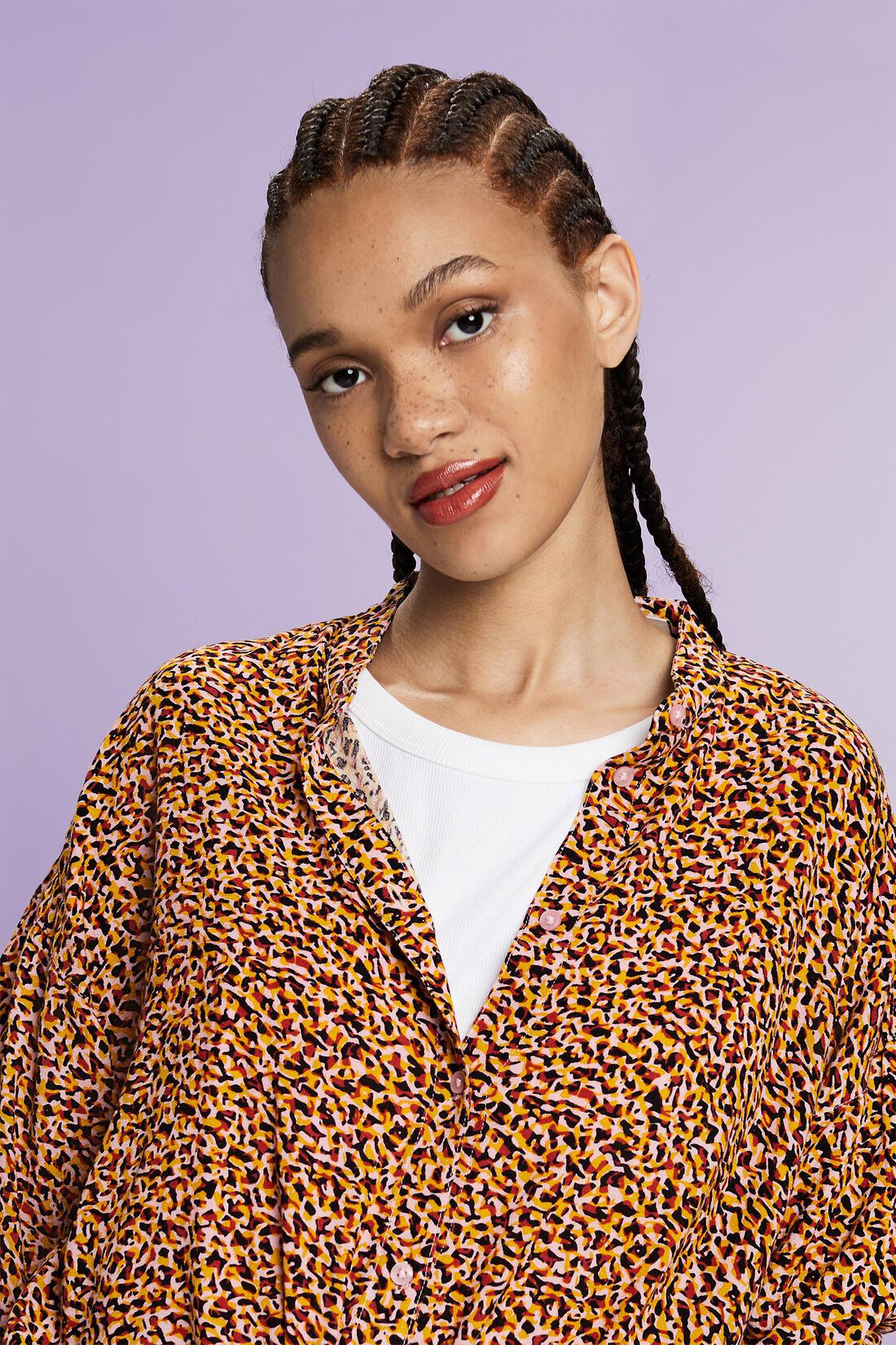 Bluse mit Muster, LENZING&trade; ECOVERO&trade;