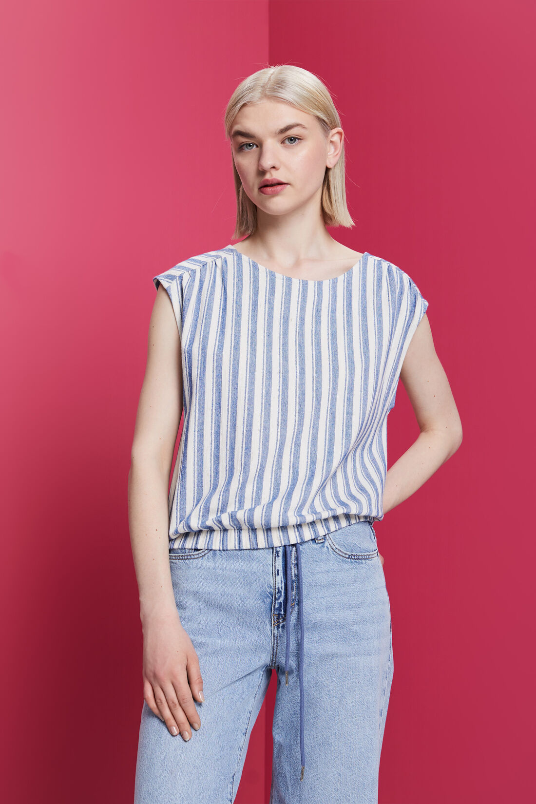 Tank-Top mit L&auml;ngsstreifen