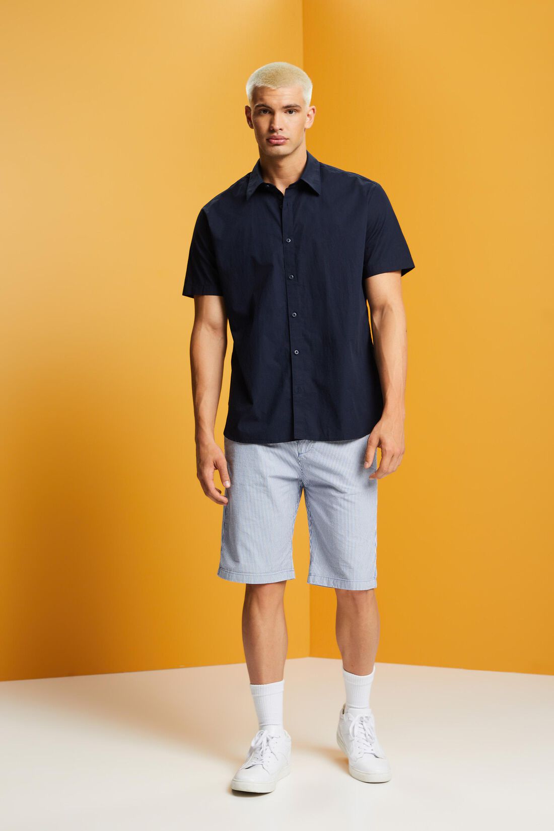 Kurz&auml;rmeliges Button-Down-Hemd