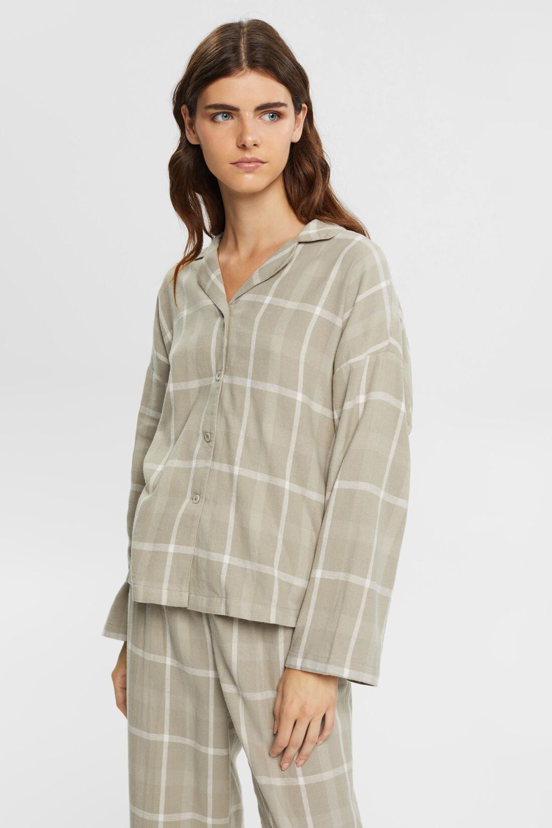 Pyjama-Set aus kariertem Flanell