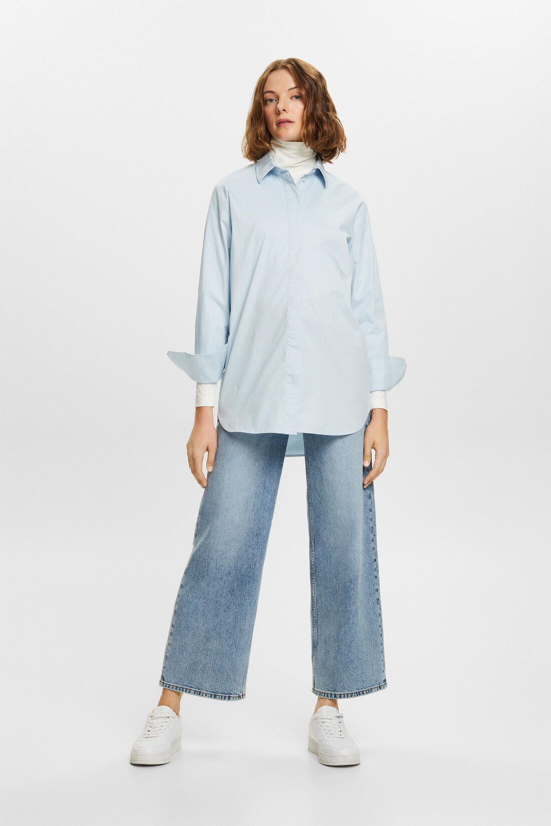 Hemdbluse in lockerer Passform