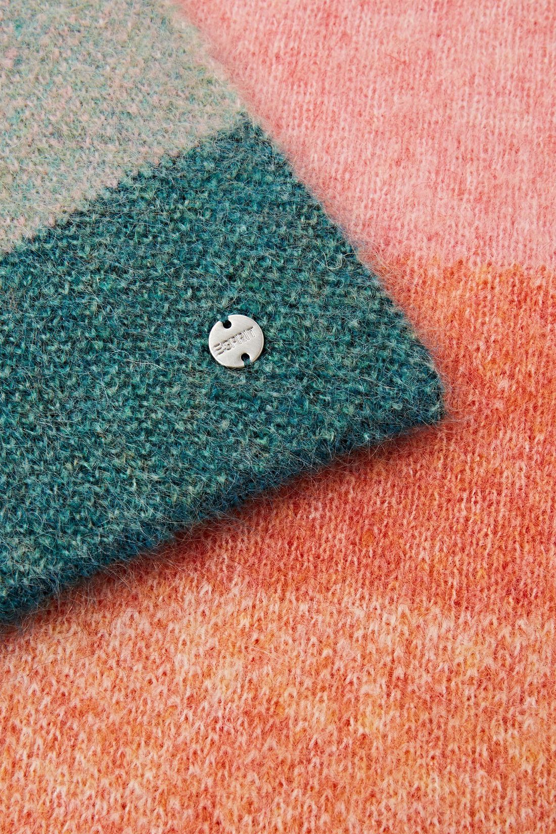 Jacquardschal aus Mohair und Wolle