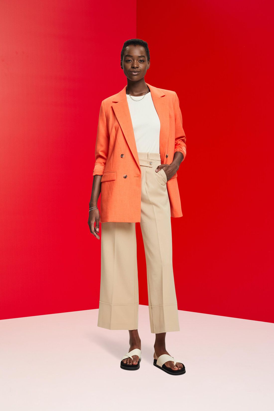 Doppelreihiger Oversize-Blazer