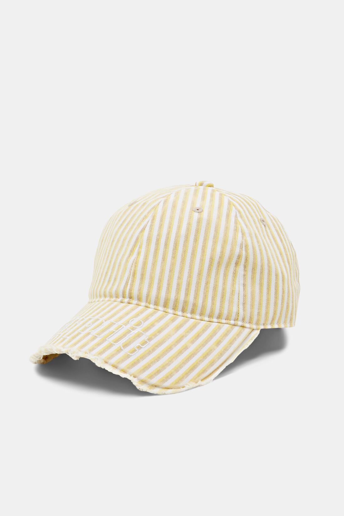 Gestreifte Logo Baseball Cap