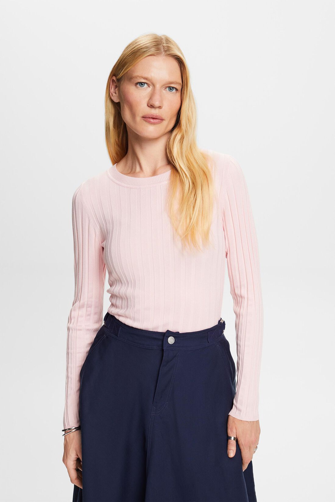 Sweatshirt aus Rippstrick
