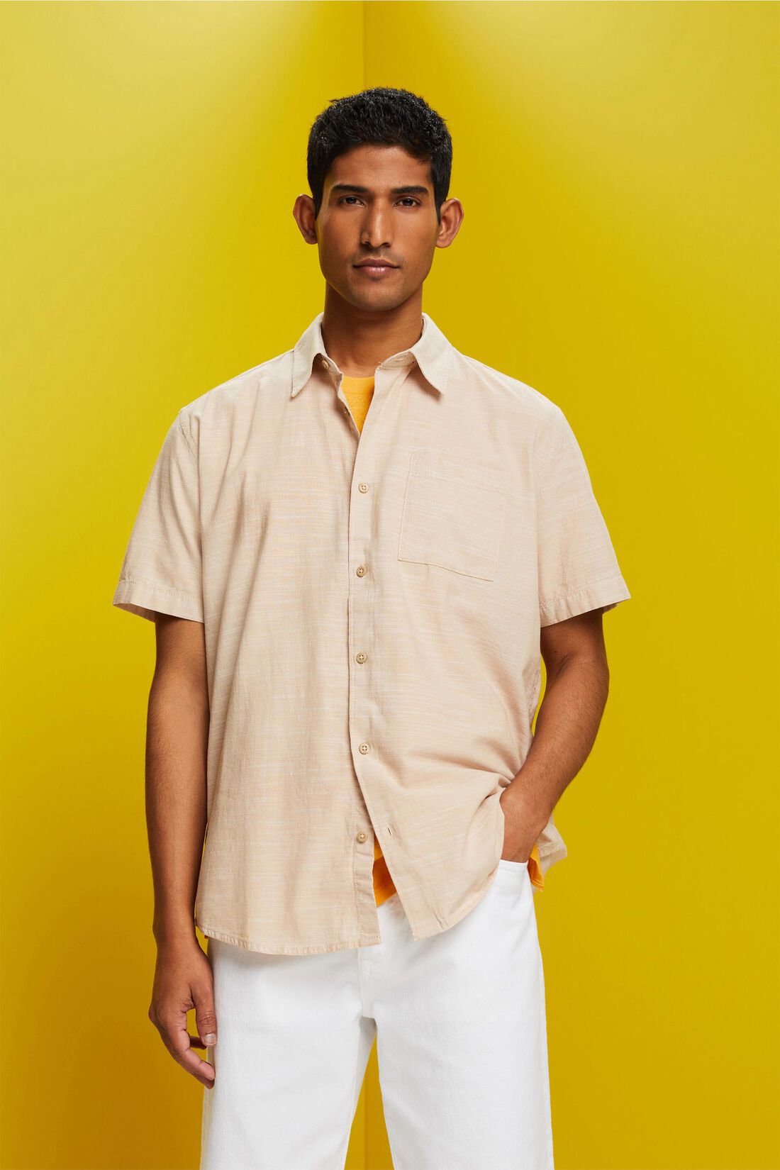 Button-Down-Hemd aus Baumwolle