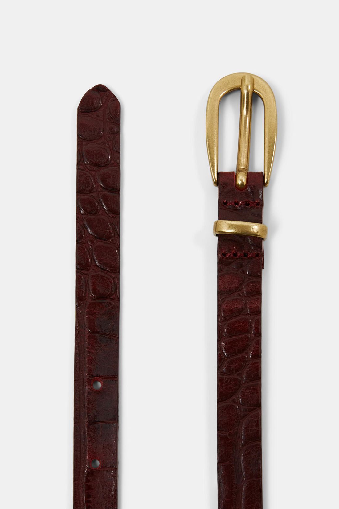 Schmaler Lederg&uuml;rtel