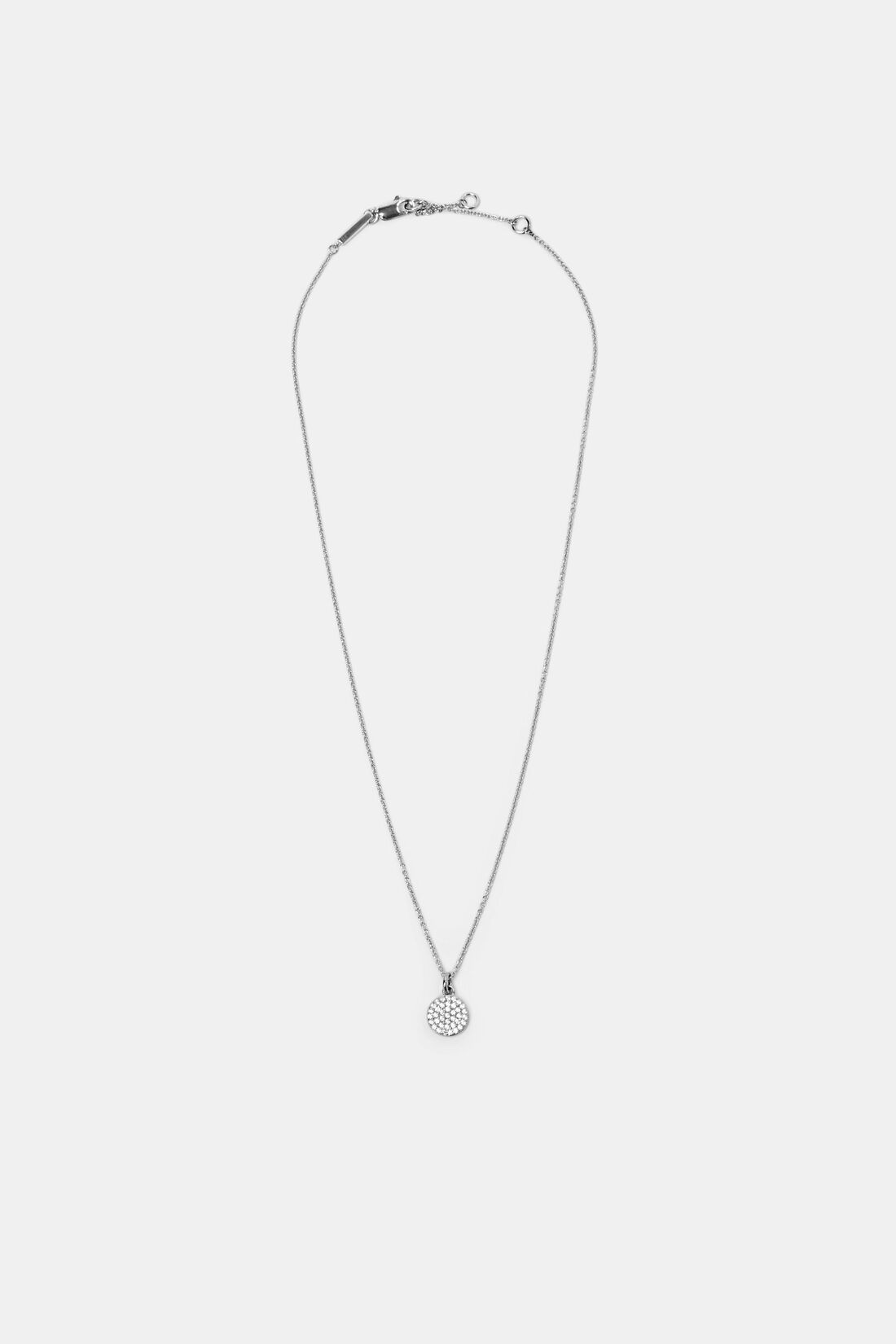 Kette mit Zirkonia-Anh&auml;nger, Sterling Silber