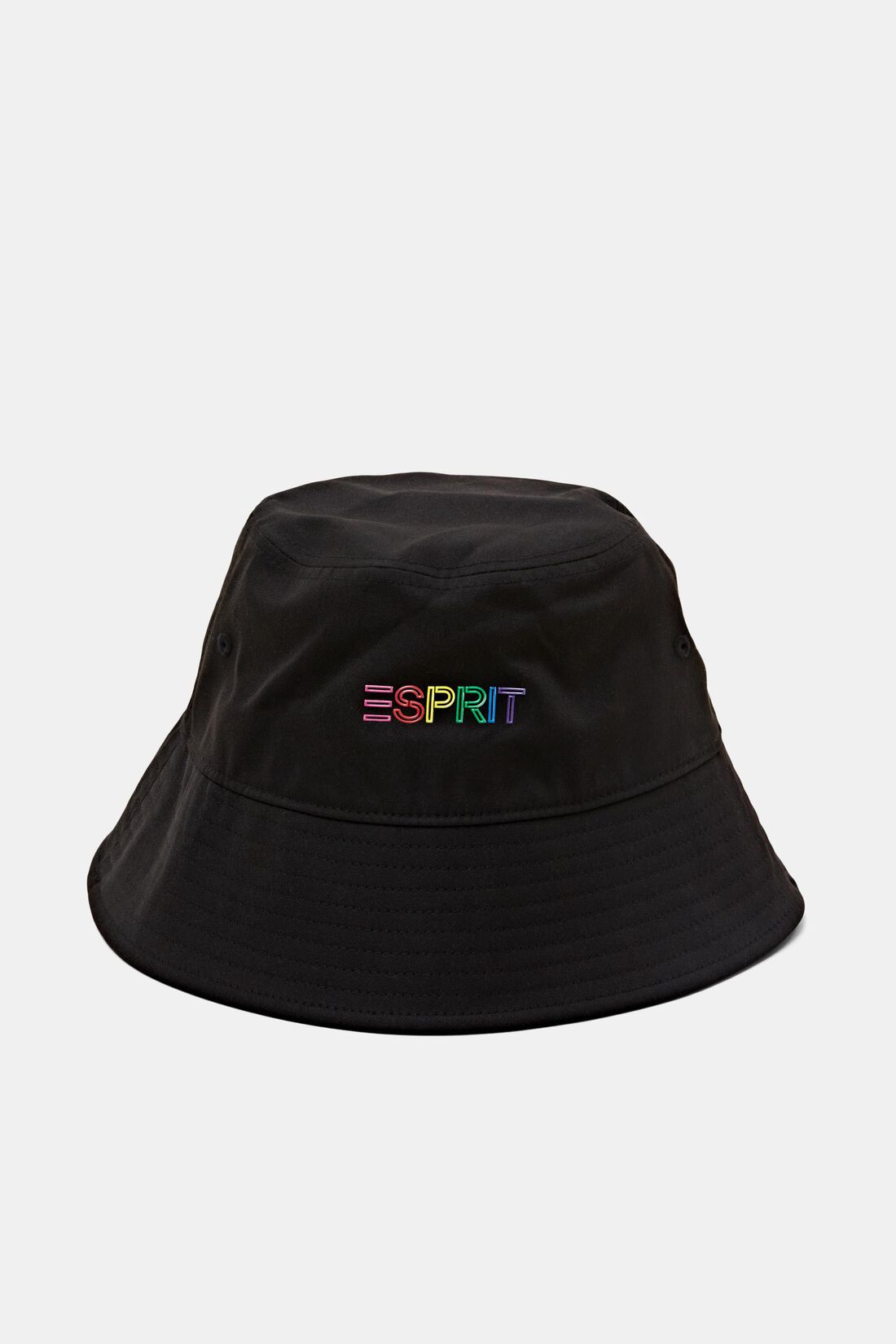 Bucket Hat aus Twill mit Applikation